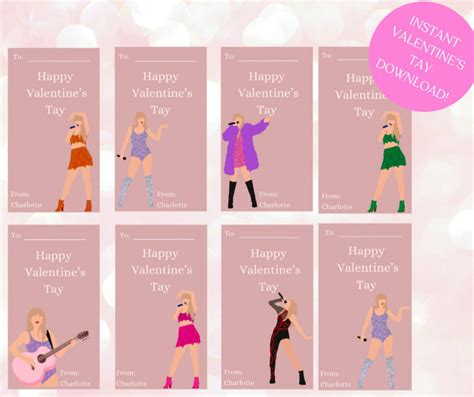taylor swift inspired valentines cards